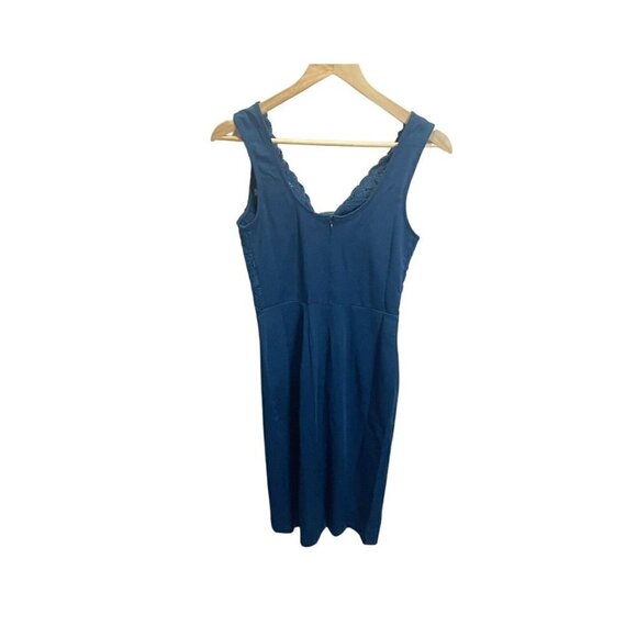 GRACE KARIN Women Sleeveless Deep V Neck Cocktail Pencil Dress Lace Blue S - Picture 5 of 6